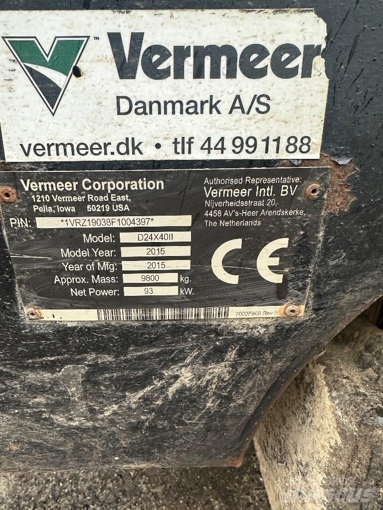 Vermeer D24x40II Macchina per perforazione orizzontale controllata