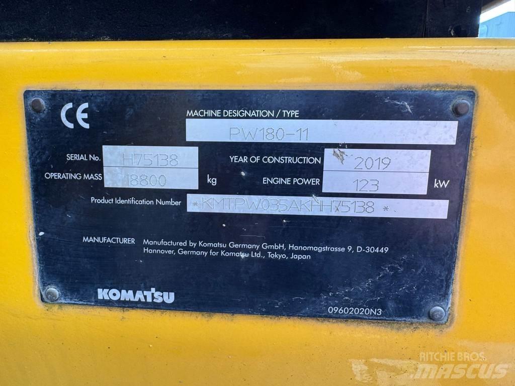 Komatsu PW180-11 Escavatori gommati