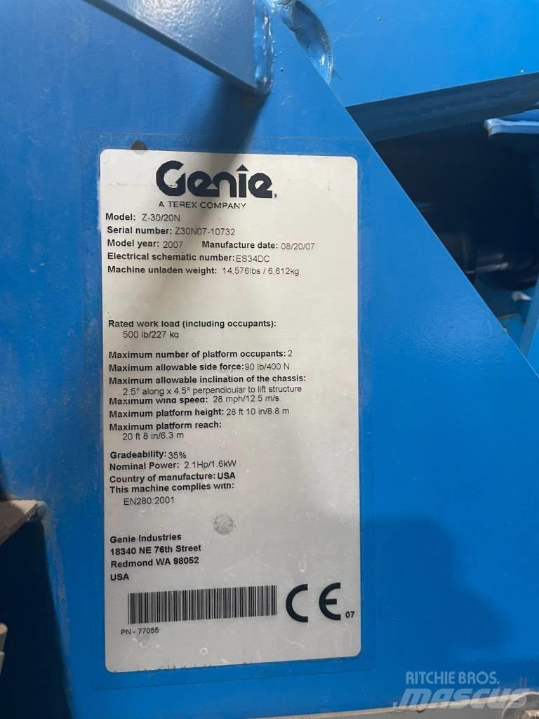 Genie Z 30/20 N RJ Piattaforme a braccio articolato