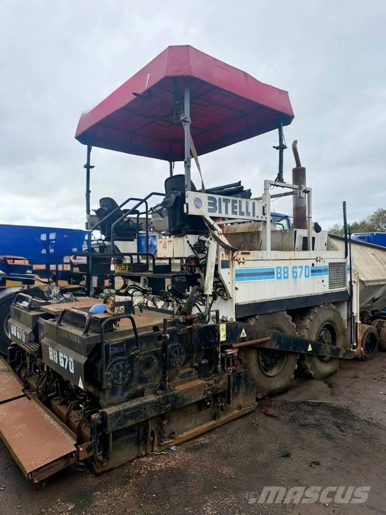 Bitelli BB 670 Finitrici