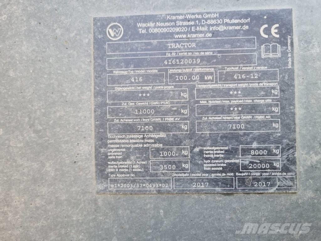 Kramer KT 447 Sollevatori telescopici