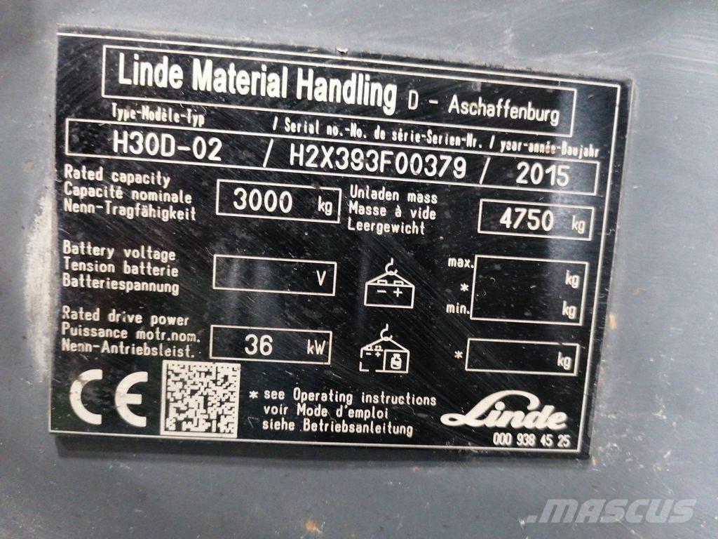 Linde H30D-02 Carrelli elevatori diesel
