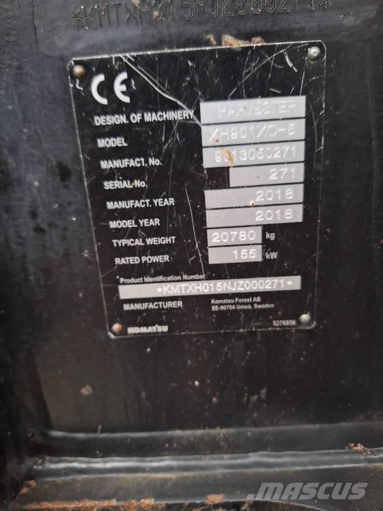 Komatsu 901 XC Abbattitrici, Disboscatrici