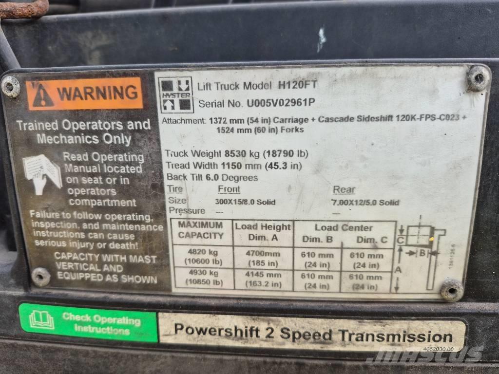 Hyster H 120 Carrelli elevatori-Altro