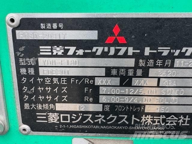 Mitsubishi FD 18 Carrelli elevatori diesel