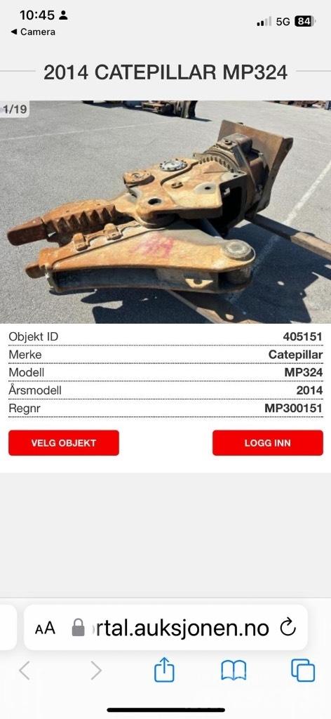 CAT MP324 Tagliatrici