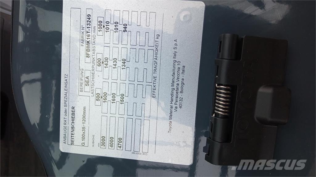 Toyota 8FBMK16T Carrelli elevatori elettrici