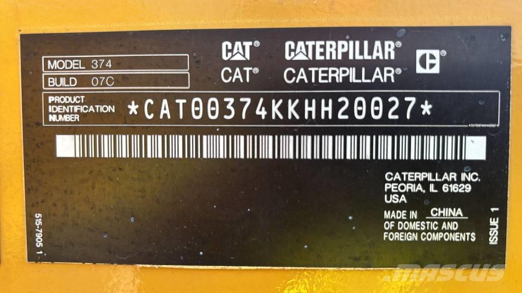 CAT 374 Escavatori cingolati