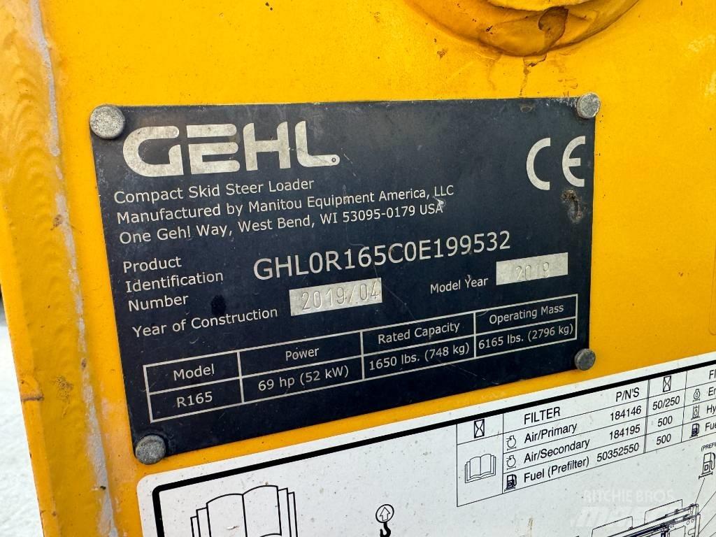 Gehl R 165 Mini Pale Gommate