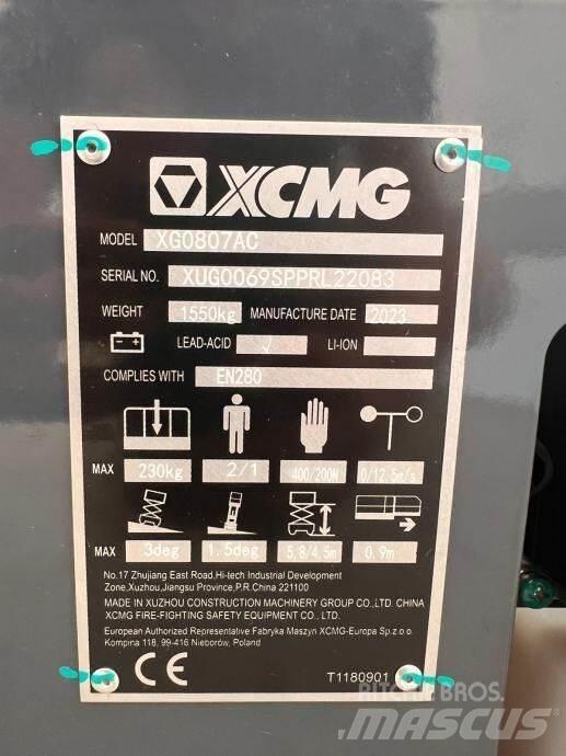 XCMG XG0807AC Piattaforme a pantografo