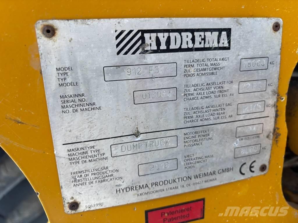 Hydrema 912 FS Dumpers articolati