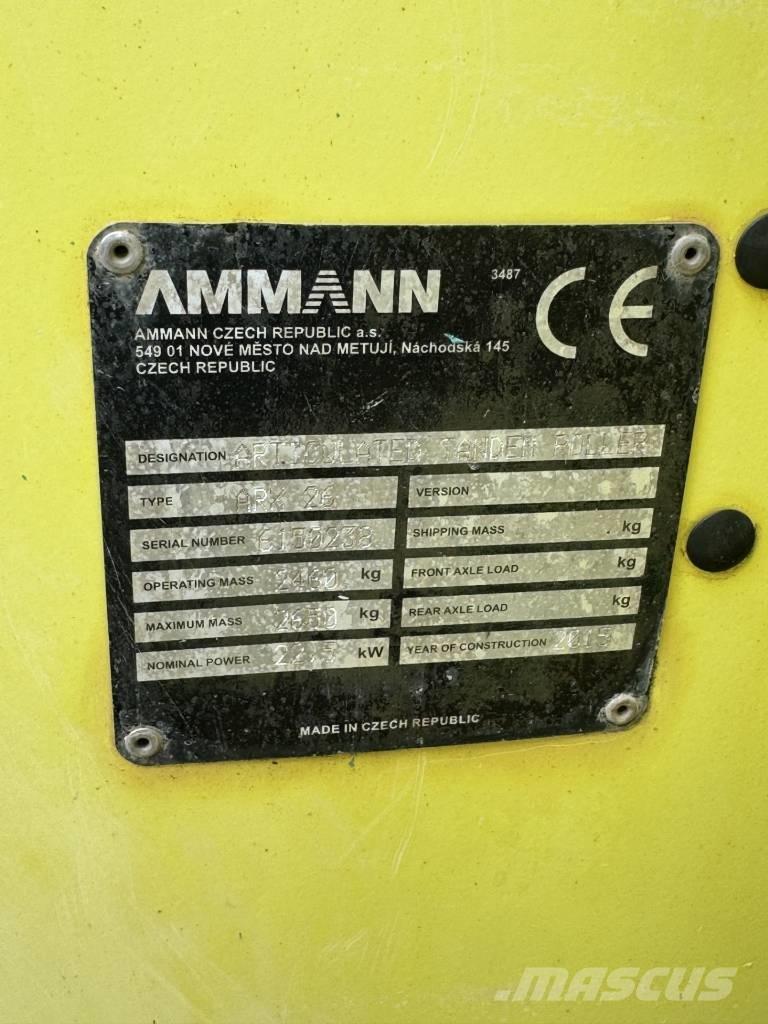 Ammann ARX 26 Rulli a doppio tamburo
