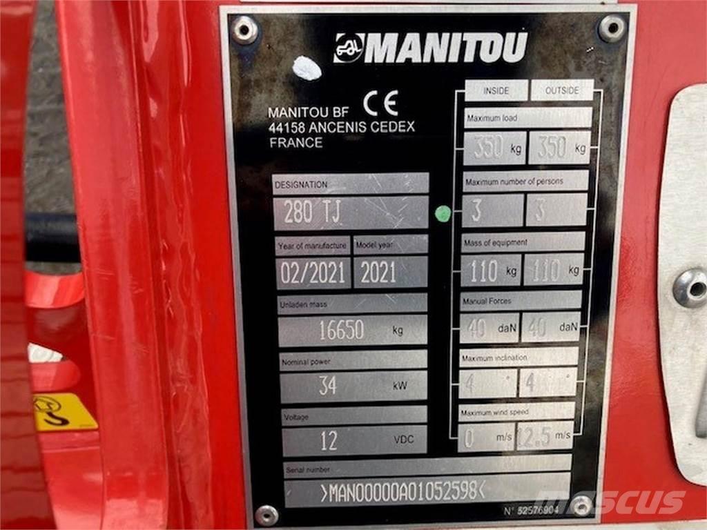 Manitou 280TJ Piattaforme a braccio articolato