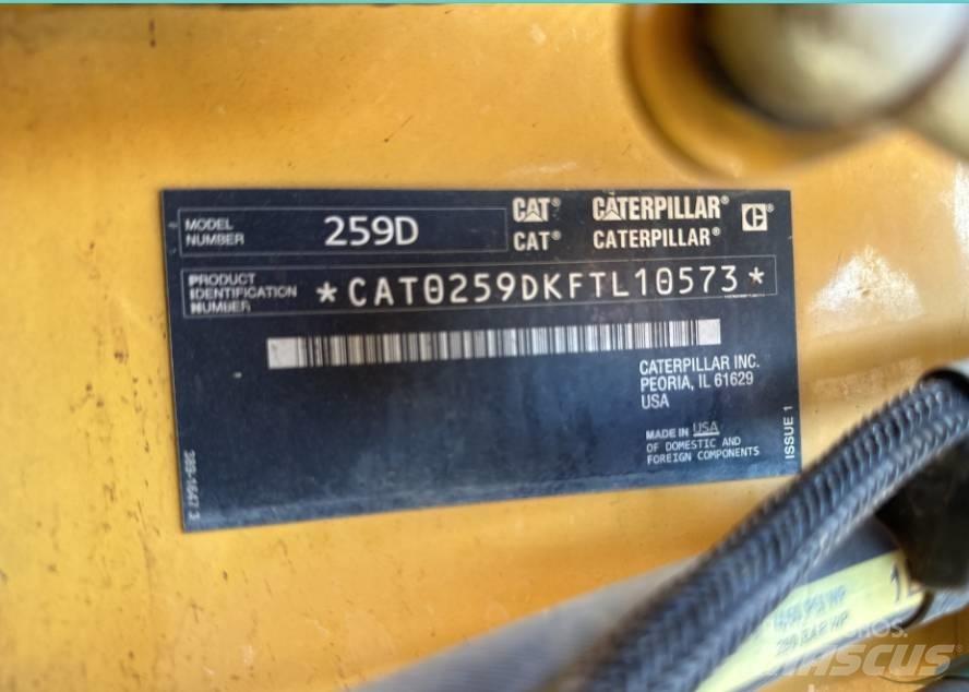 CAT 259 D Mini Pale Gommate