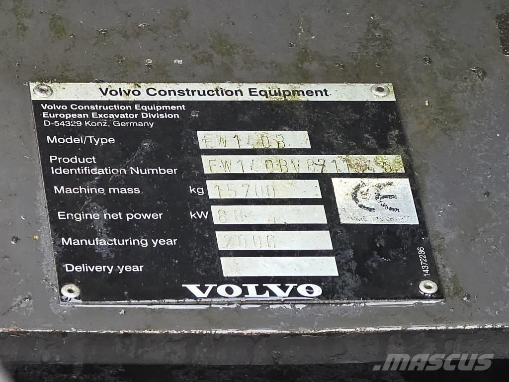Volvo EW 140 B Escavatori gommati