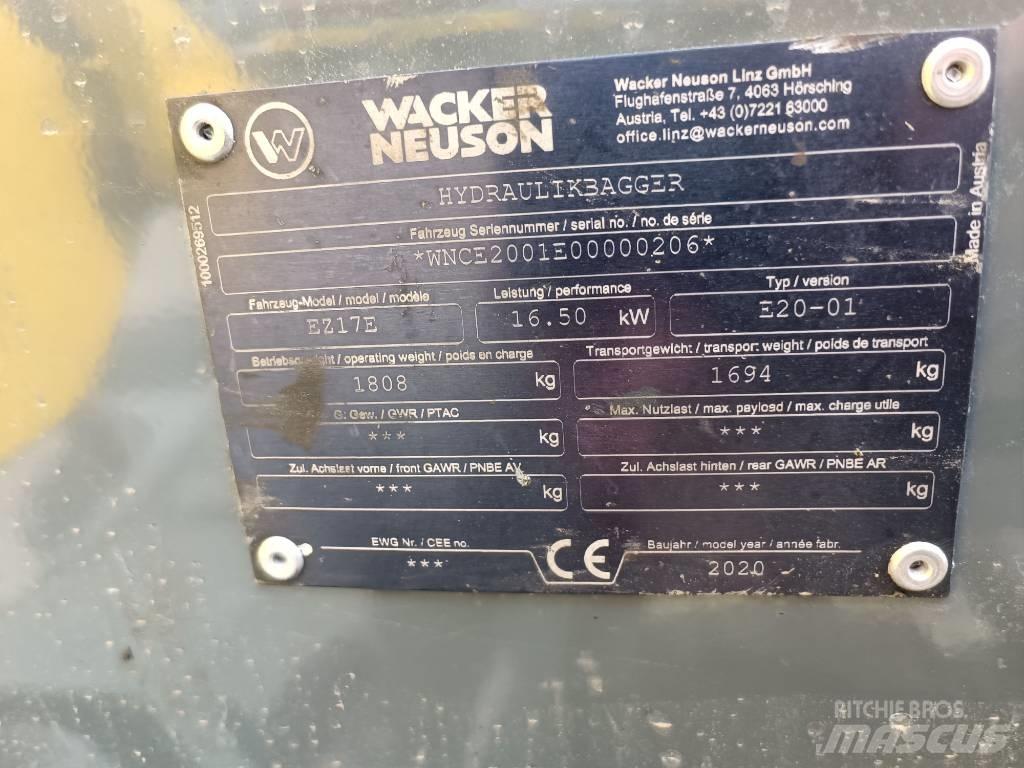 Wacker Neuson EZ17e Escavatori cingolati