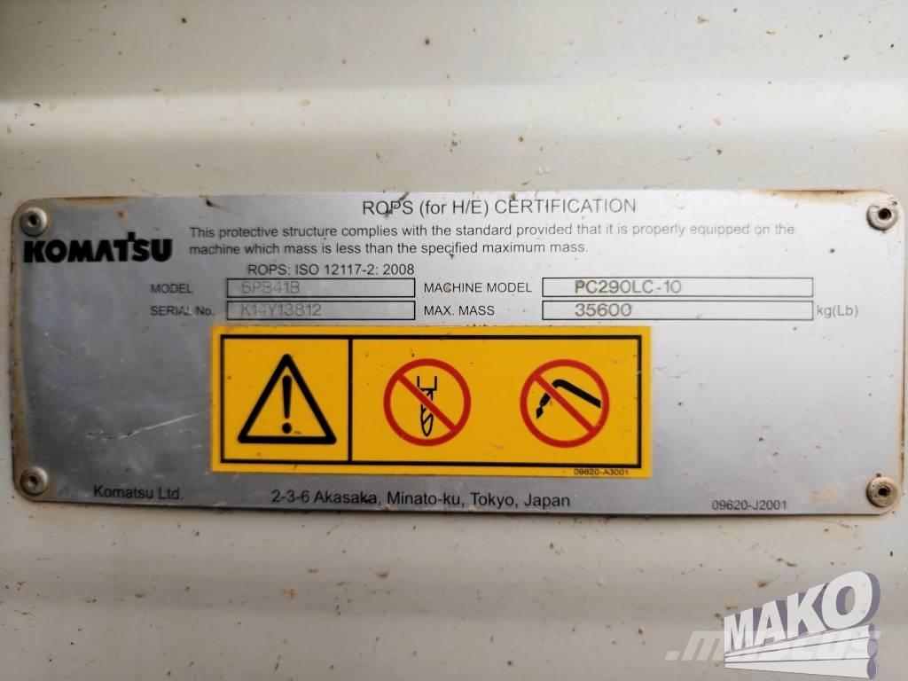 Komatsu PC 290 LC-10 Escavatori cingolati