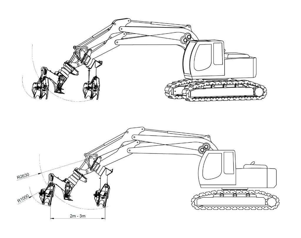 TMK 300 Abbattitrici, Disboscatrici