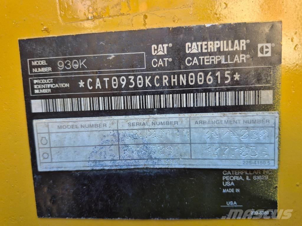 CAT 930 K Pale gommate