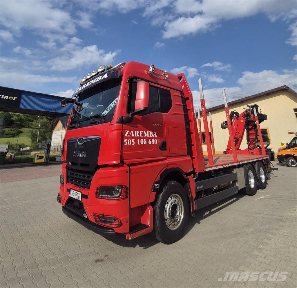 MAN 26.580 Camion trasporto legname