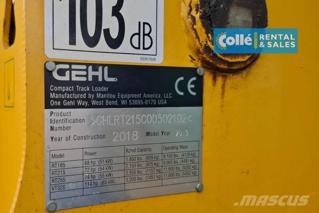 Gehl RT215 | 2018 Pale cingolate