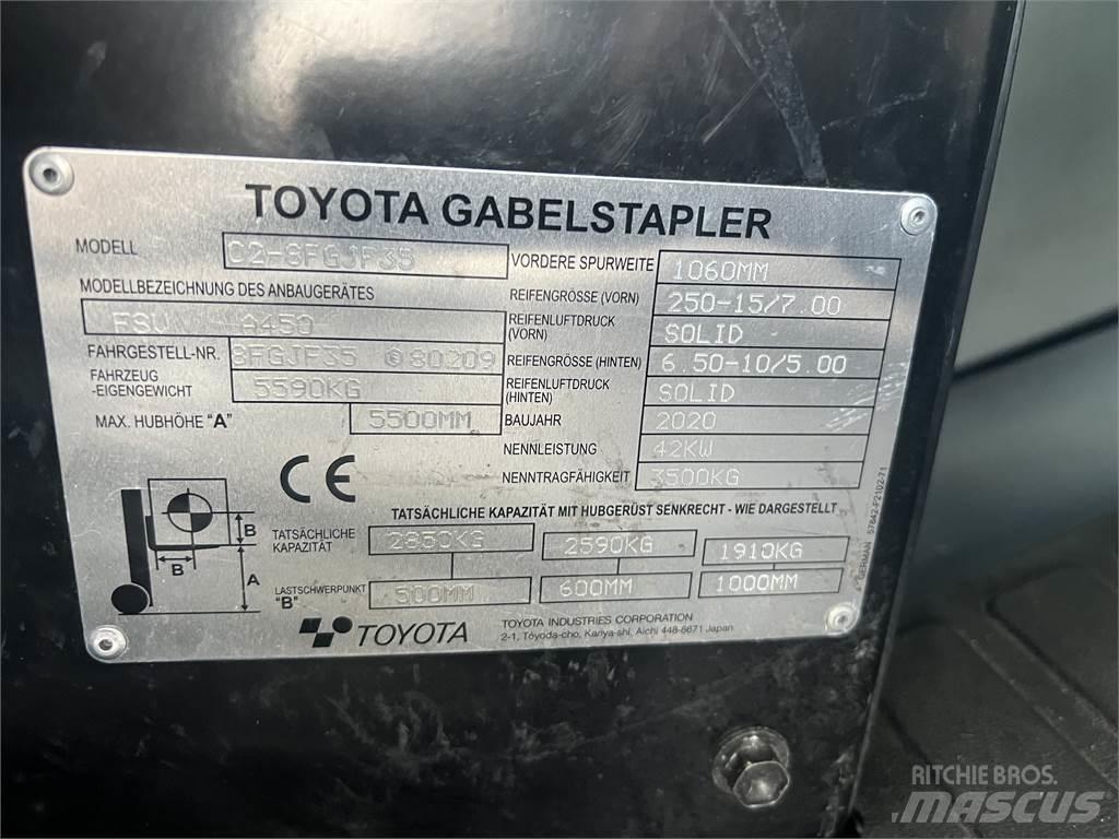 Toyota 8FGJF35 Carrelli elevatori GPL