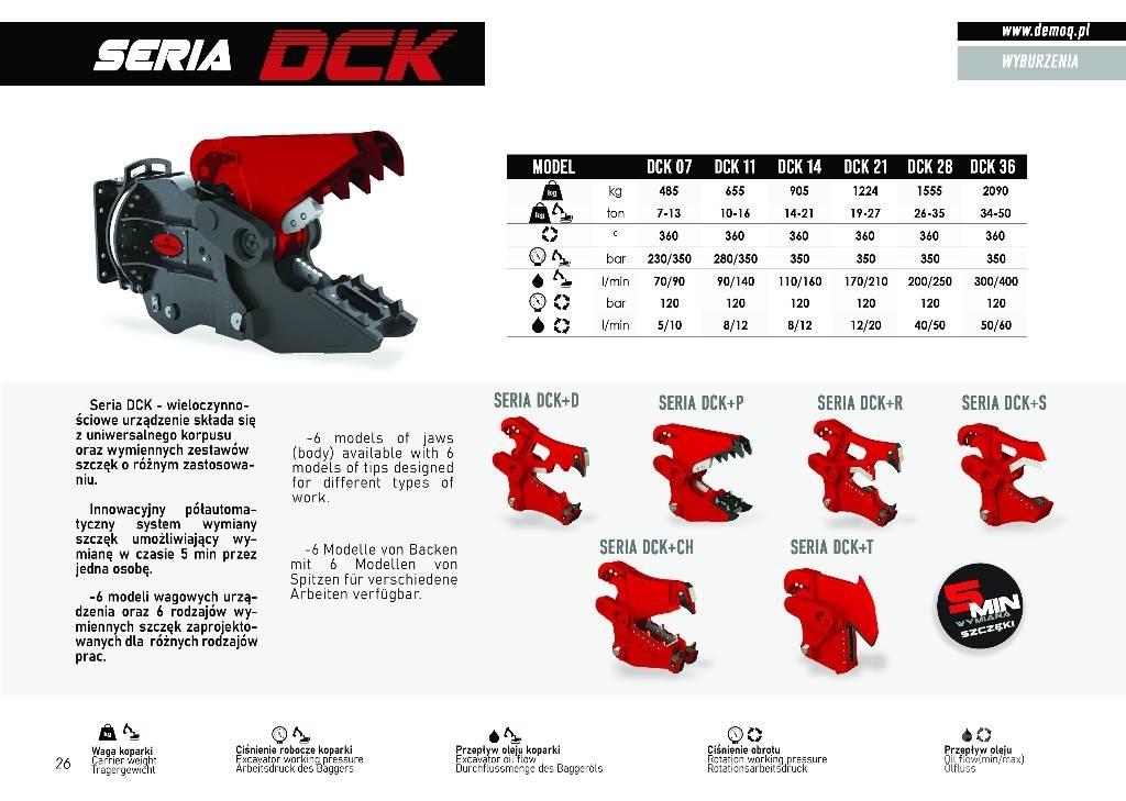  DEMOQ DCK21 Frantumatori da cantiere