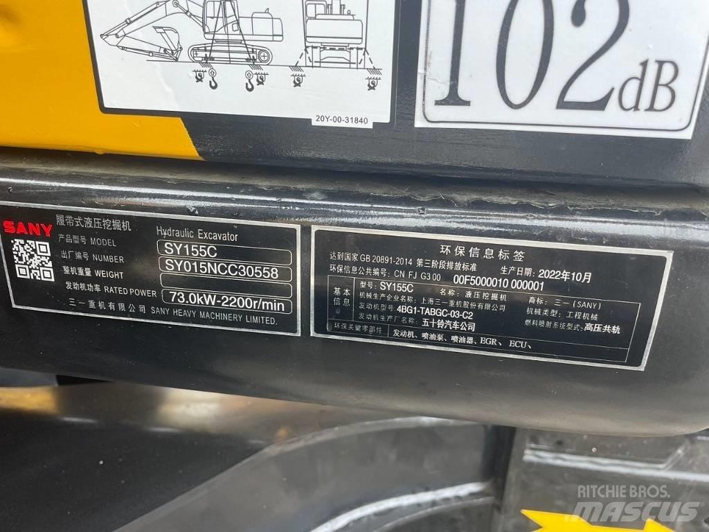 Sany SY 155 C Escavatori medi 7t - 12t