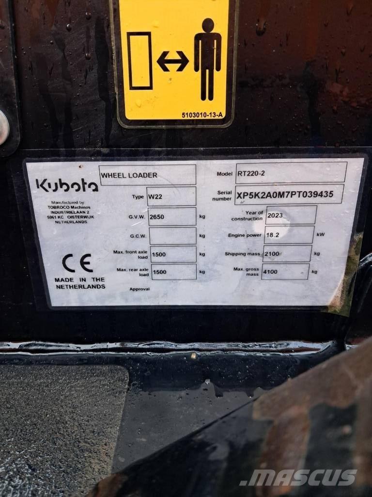 Kubota RT 220-2e Mini pale