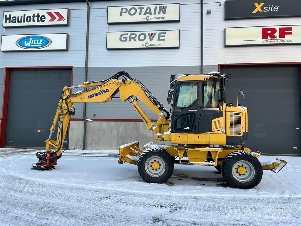 Komatsu PW118MR-8 Escavatori gommati