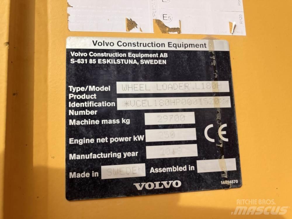 Volvo L180H Pale gommate
