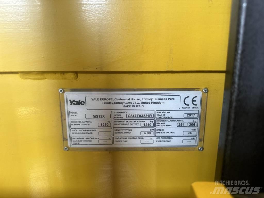 Yale MS12 Transpallet uomo a terra