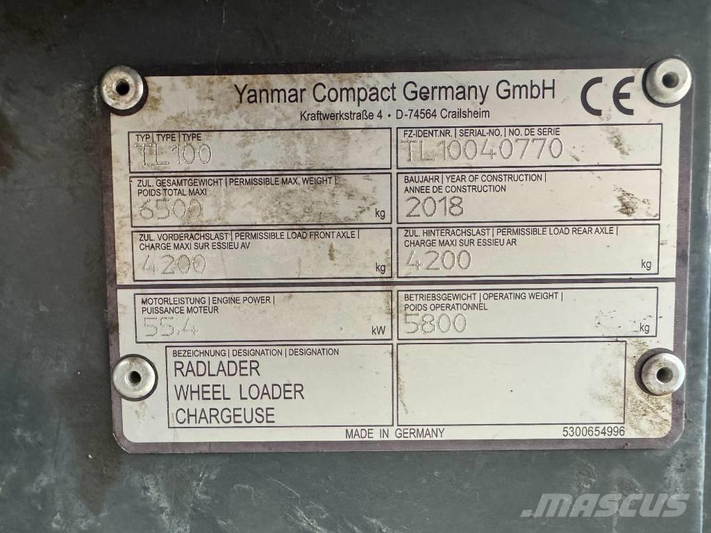 Terex Schaeff TL100 Pale gommate