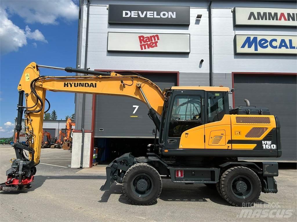 Hyundai HW160 Escavatori gommati