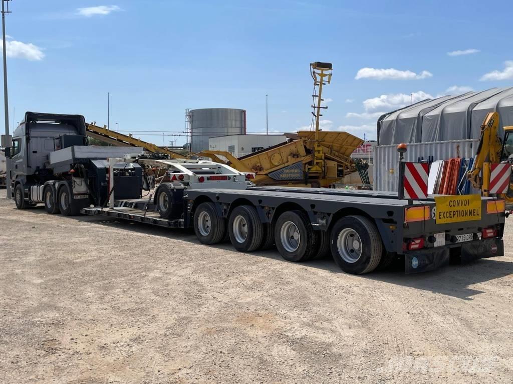 Scania R 580 Autocarro pianale / argano