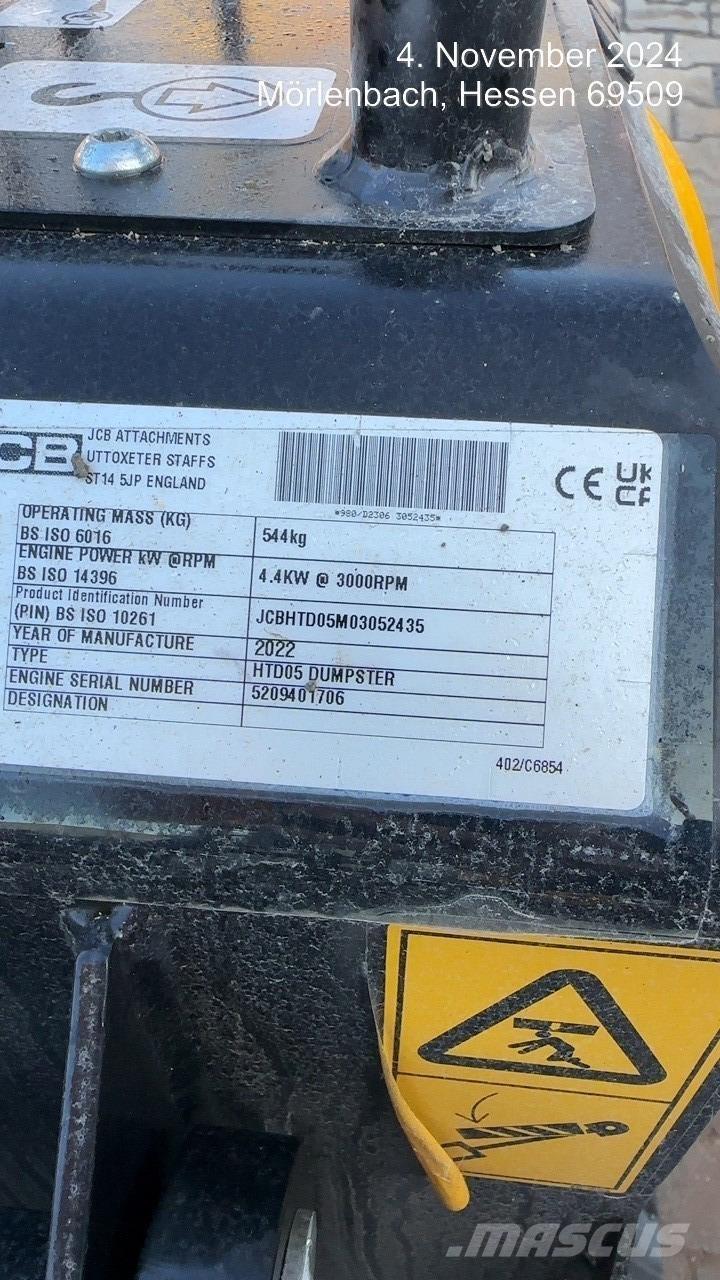 JCB HTD5 Mini dumper