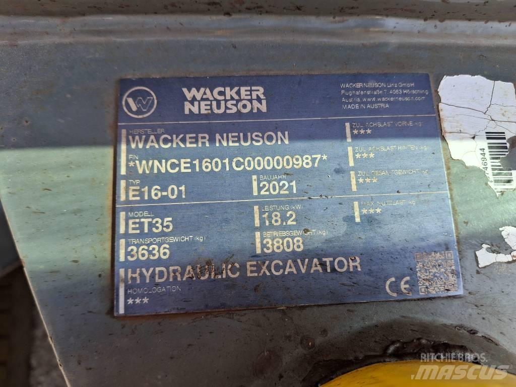 Wacker Neuson ET35 Escavatori cingolati