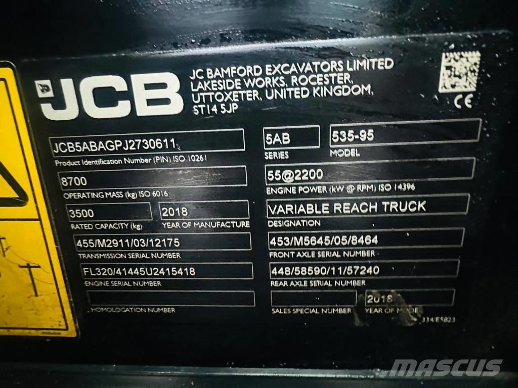 JCB 535-95 Sollevatori telescopici per agricoltura