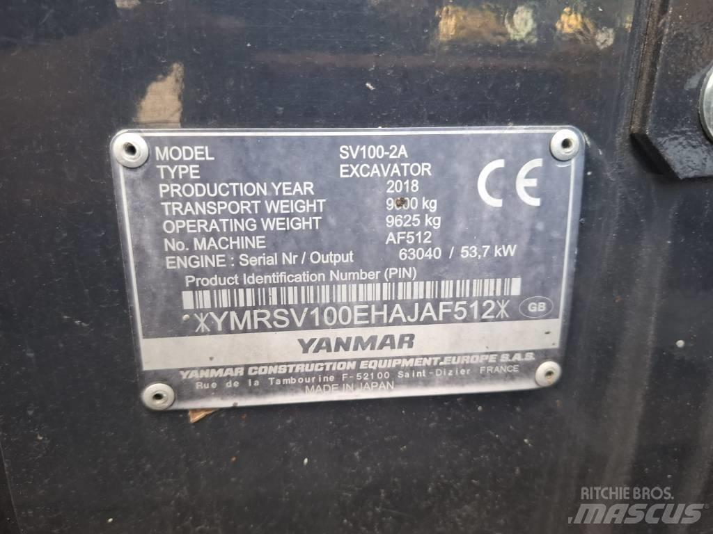Yanmar SV 100-2A Escavatori medi 7t - 12t