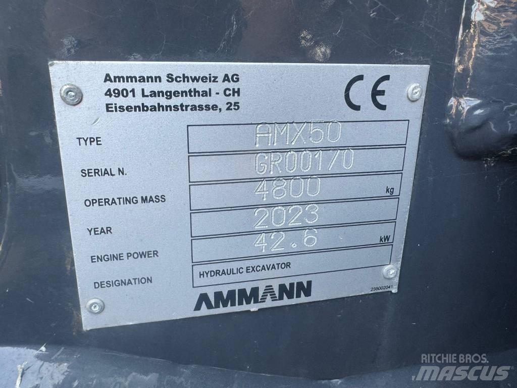 Ammann AMX 25 Miniescavatori