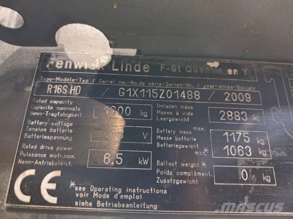 Linde R16 S HD Carrello retrattile