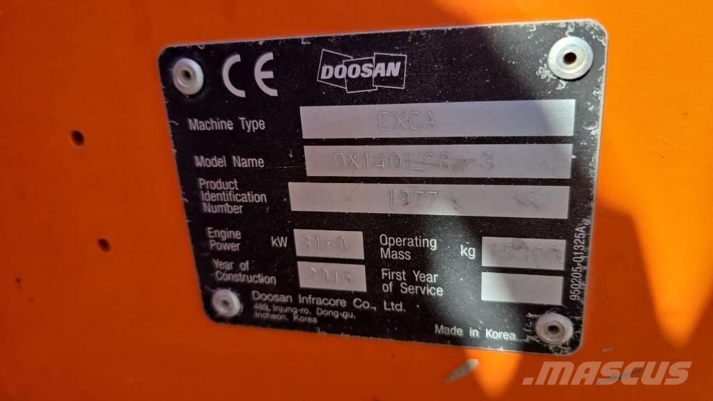 Doosan DX 140 LCR-3 Escavatori cingolati