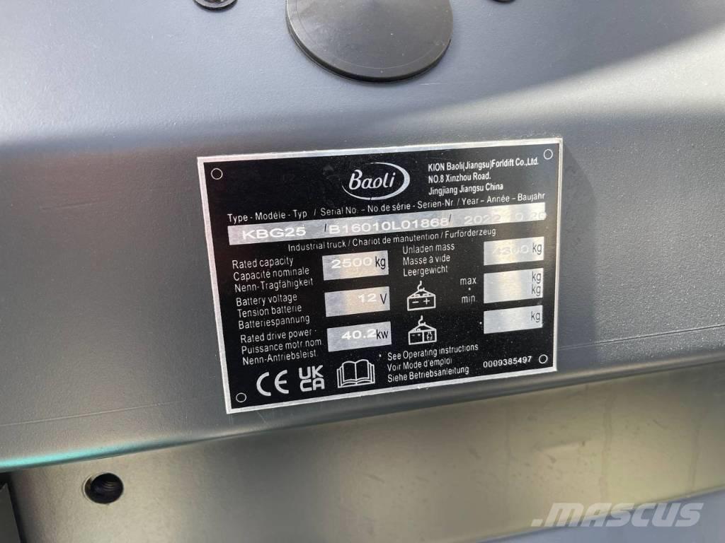 Baoli KBG 25 Carrelli elevatori GPL