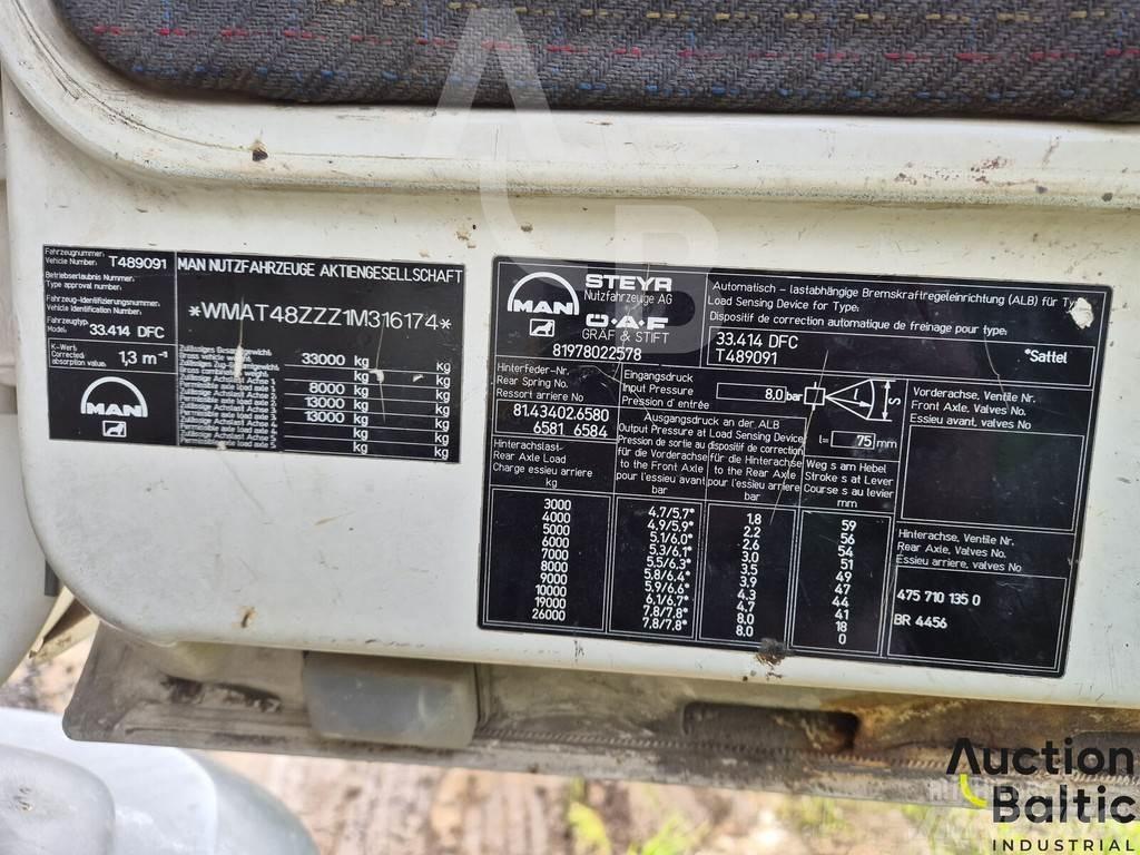 MAN 33.414 DFC Camion ribaltabili
