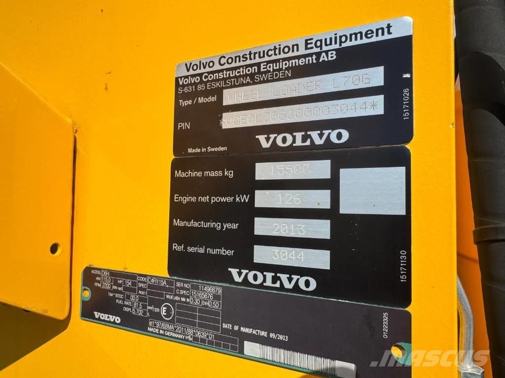 Volvo L 70 G Pale gommate