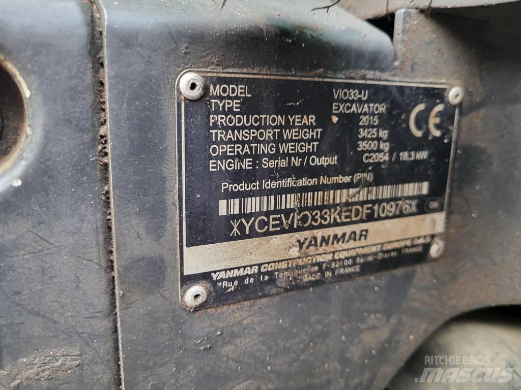 Yanmar Vio 33 U Miniescavatori