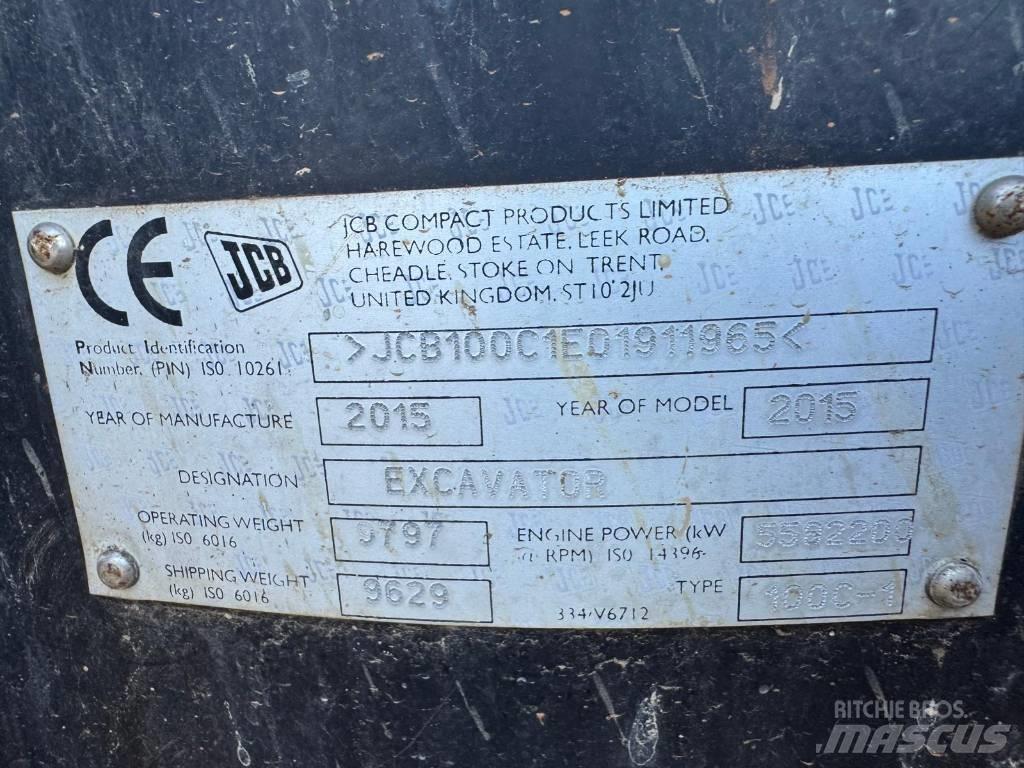 JCB 100 C-1 Escavatori medi 7t - 12t