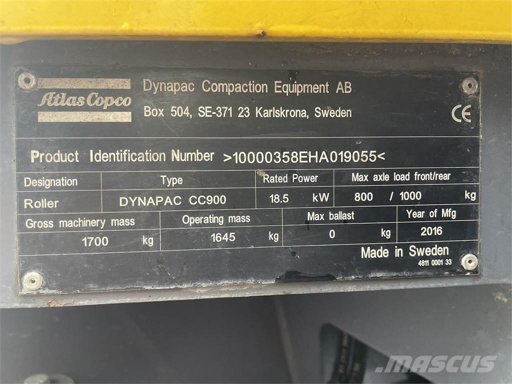 Atlas Copco CC900 Rulli compattatori