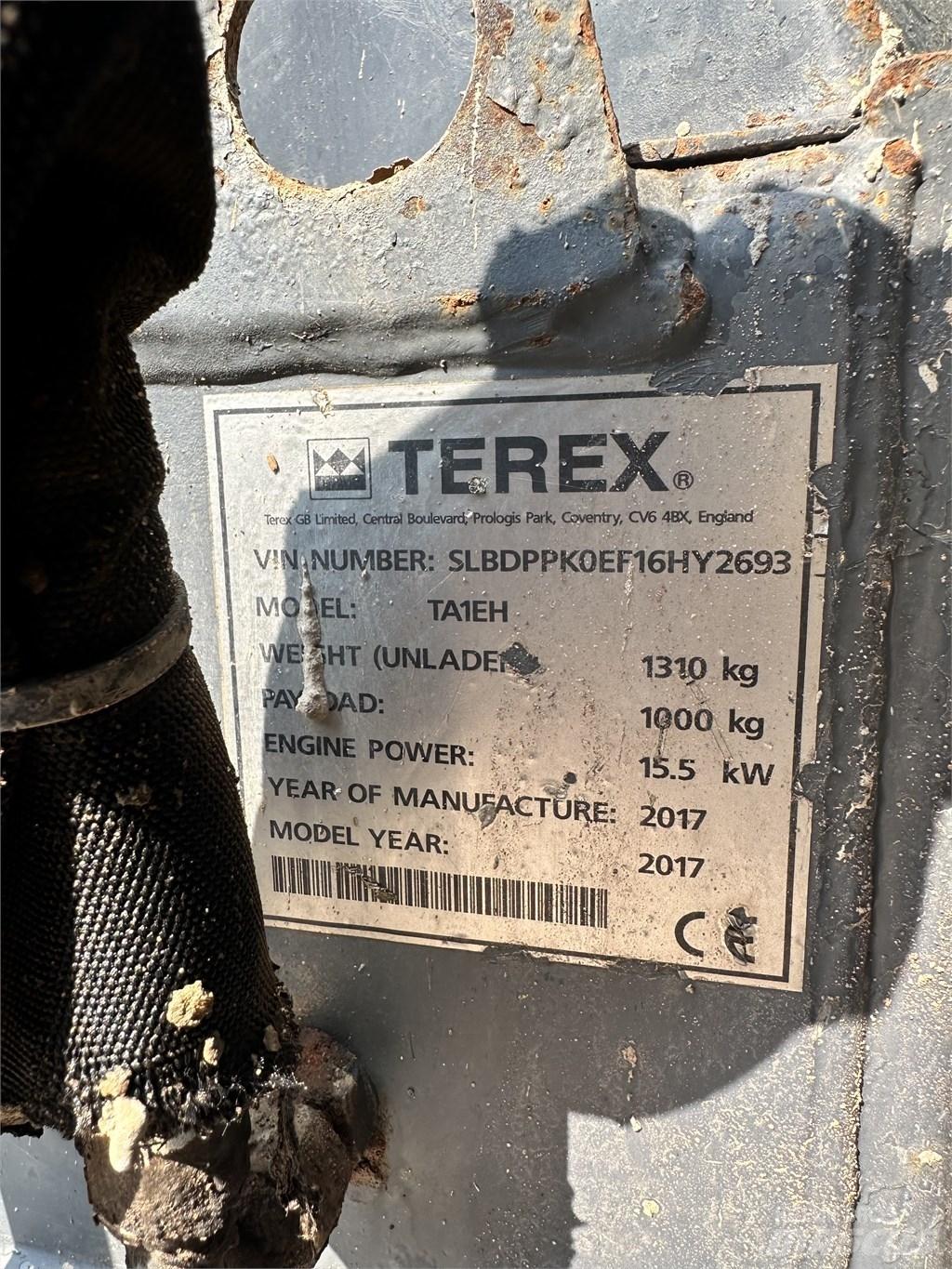 Terex TA 1 EH Mini dumper