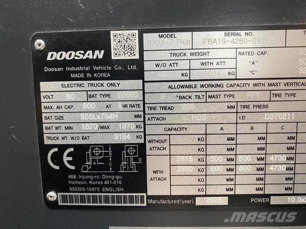Doosan B30X-7 Carrelli elevatori elettrici